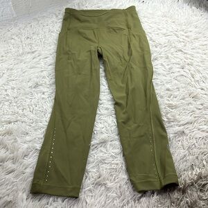 Lululemon Swift Speed High-Rise Crop 21" Bronze Green